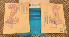 Nos 1976-1978 Ford Mustang Cobra Ii Fastback Red Lr Cobra Snake Fender Decals