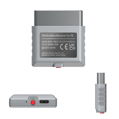 8BitDo PS Retro Receiver 83KA Accessories for PS1/PS2 Controller
