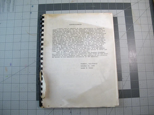 vtg scarce UFO book booklet - UFOs A History 1947-1948