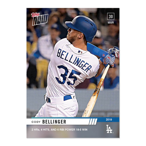 2019 Topps Now 26 Cody Bellinger