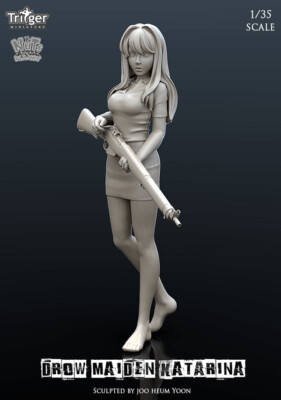 Nuts Planet,  DROW MAIDEN KATARINA, T35027, 1/35th kit, NIB