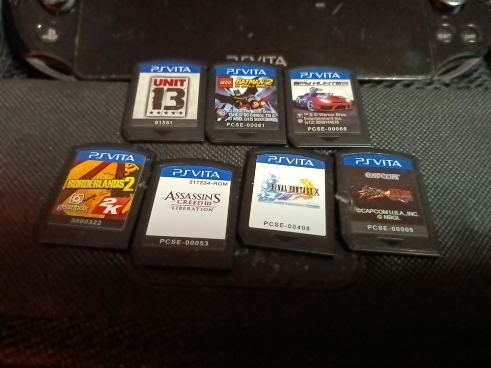 Sony PlayStation Vita Model PCH 2001 + With 7 Games For Parts Not