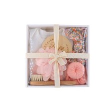 Newborn Baby Gift Set - 7-Piece Layette Box Floral - Baby Shower/Welcome Home