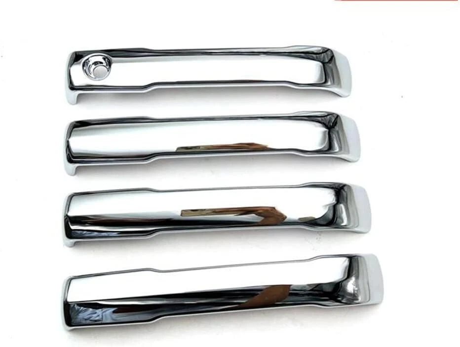 Cubiertas de manija de 4 puertas cromadas superpuestas para Toyota Tacoma 2024-2025 Foto 4 de 4