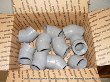 LOT OF 10 NEW GSR CPVC F437 NSF-PW 90 SCH80 1 1/2" THREADED ELBOW FREE SHIPPING