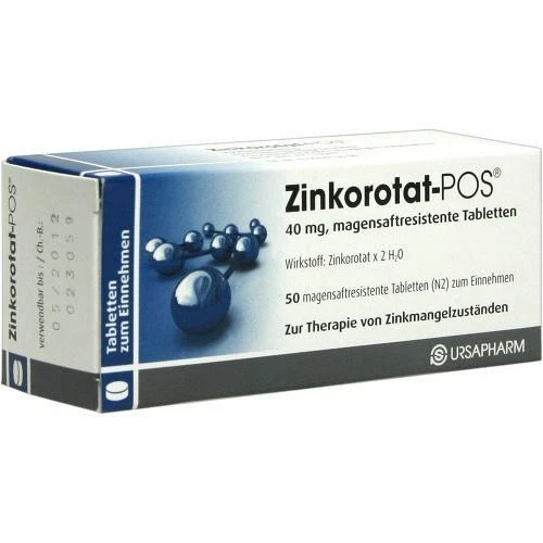 URSAPHARM ARZNEIMITTEL GMBH ZINKOROTAT POS Tabletten 50St URSAPHARM 6340895
