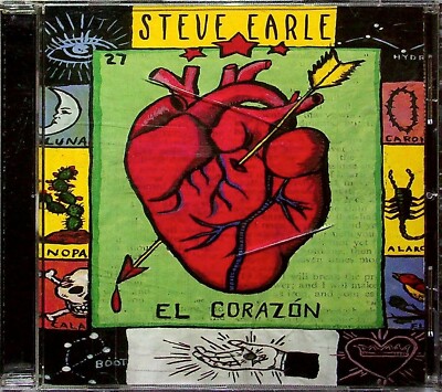 STEVE EARLE EL CORAZON CD 1997 ALBUM ROCK COUNTRY MUSIC