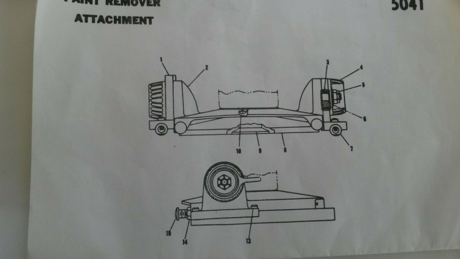 COMPLETE 5041 paint remover kit for PORTER CABLE / ROCKWELL 304 303