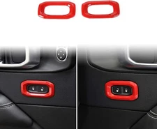 Door Lock Switch Button Trim for Jeep Wrangler JL JLU JT Interior Accessories Rd
