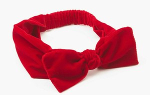 red velvet headband baby