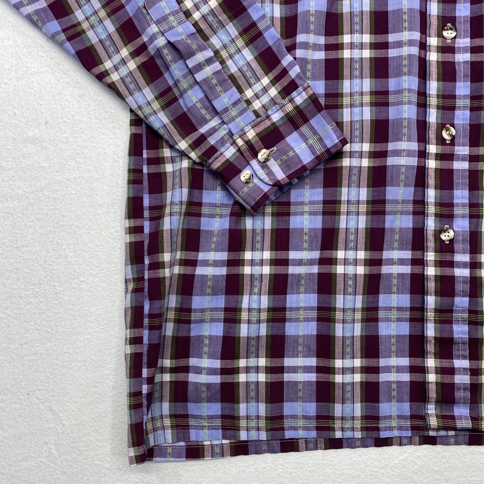 Vintage Basic Options Button Down Shirt Mens M Co… - image 5