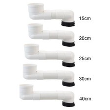 Universal Offset Toilet Flange Extension Drain Pipe Expanded Hose Tub Waste