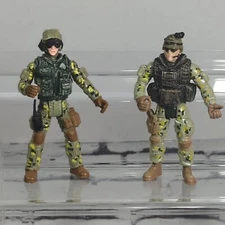 Chap Mei 4" Dolgen Action Figure Digital Camouflage Lot of 2