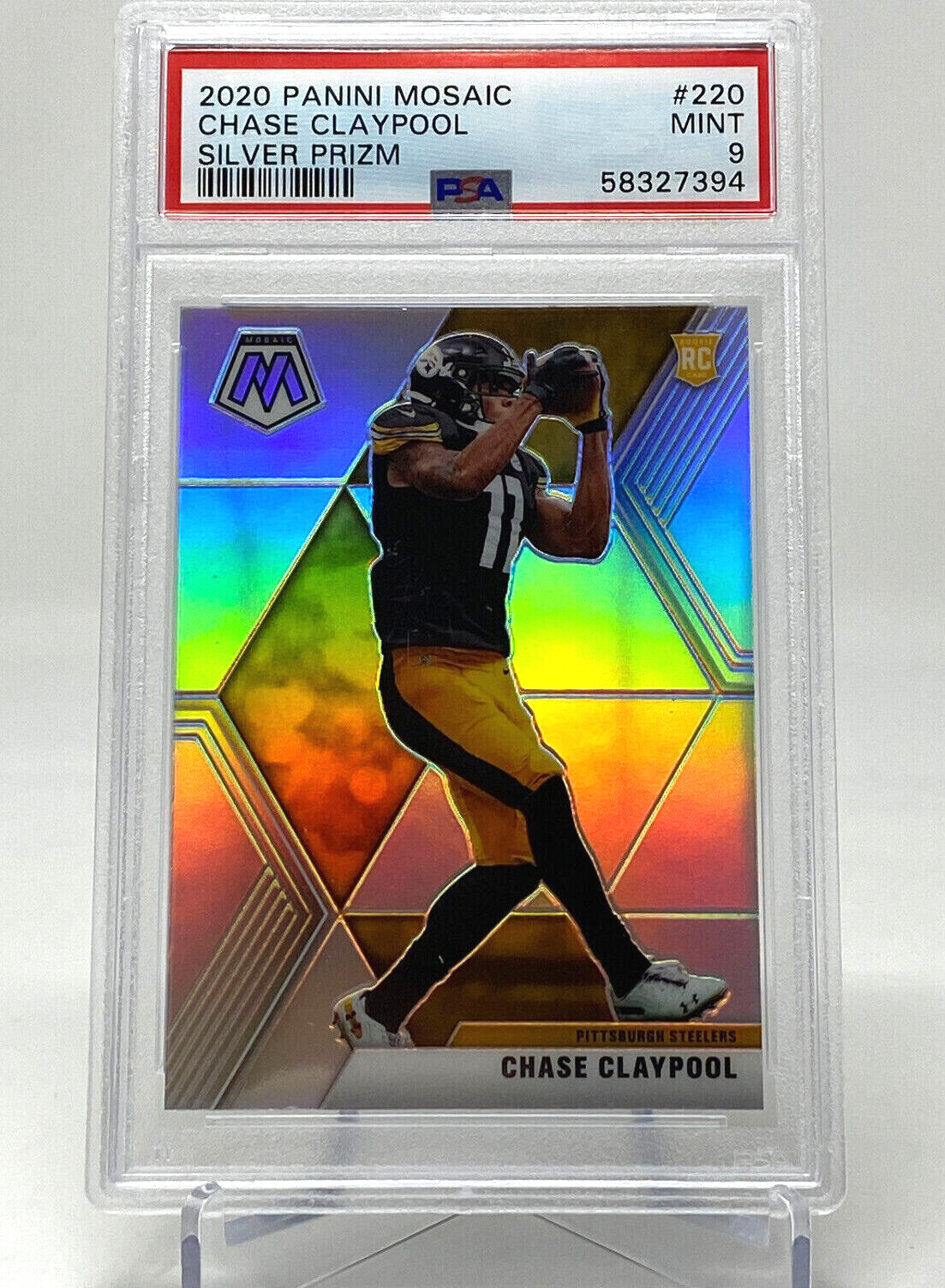 Chase Claypool Panini Mosaic #220 Silver