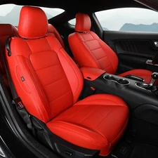 Customized Full Set Car Seat Covers Fit Ford Mustang Coupe Hardtop 2015 2016 ...
