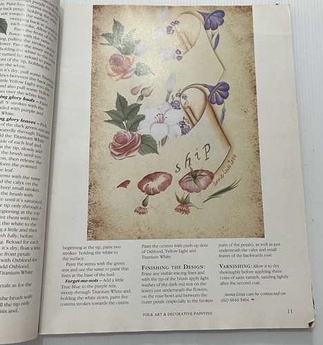Folk Art & Decorative Painting Magazine Vol 6 No. 9 -Vintage Crafting - Picture 3 of 9