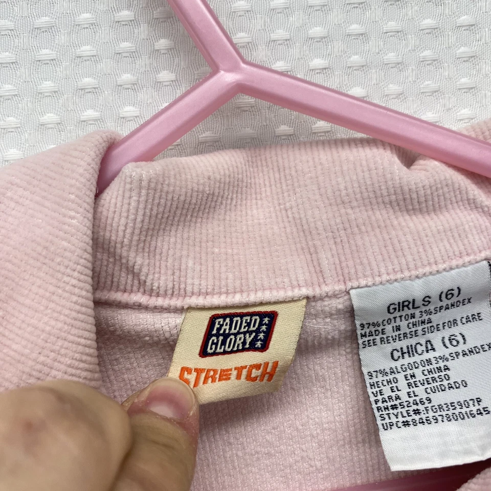 Mameluco elástico vintage descolorido Glory para niñas talla 6 Foto 3 de 4