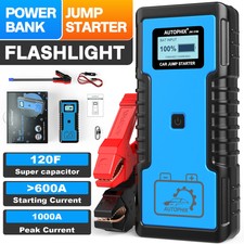 1000A Car Super Capacitor Jump Starter Pack Booster Battery Charger Power Bank