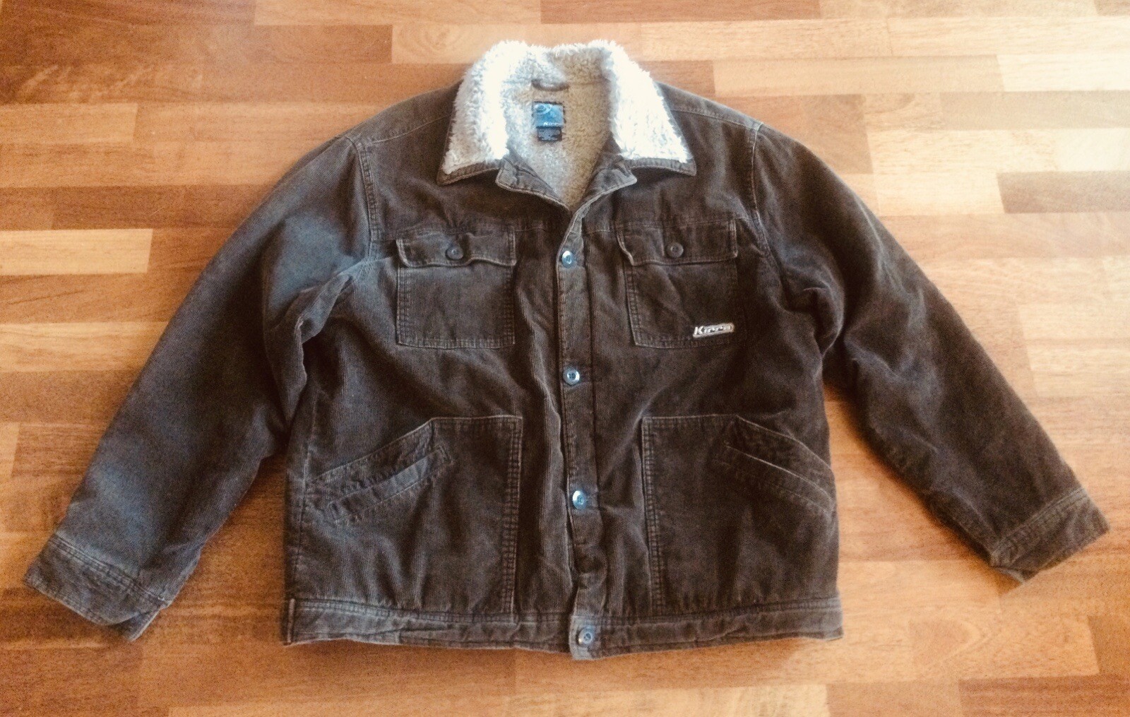 Kirra Sherpa Lined Corduroy Jacket Mens 