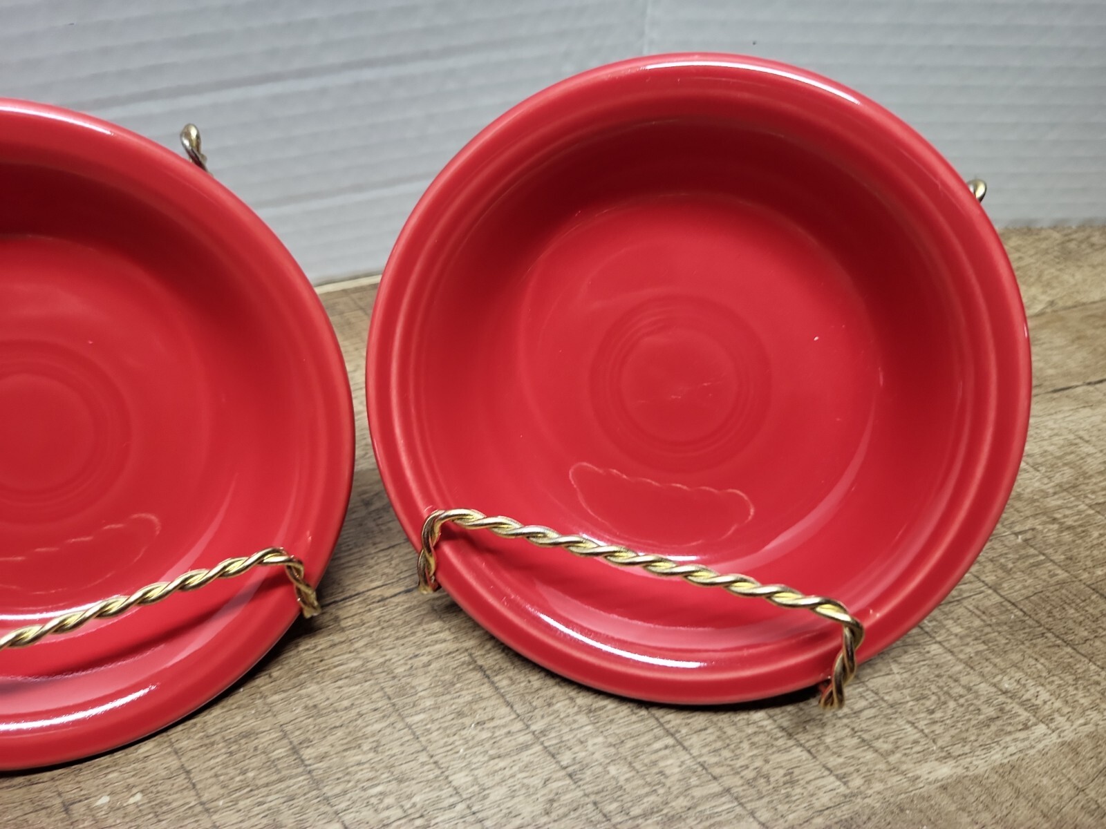 3 pc Set Fiestaware Fiesta Cereal Bowls Homer Laughlin Paprika Lead