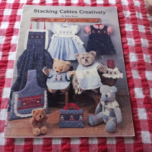 π Smocking Diane Bruce Stacking Cables Creatively Teddy Bear Designs Pattern Bk