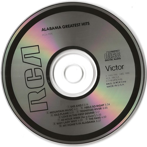 Alabama - Very Best Essential Ultimate Hits Collection - 1980's Country Music CD - Imagen 3 de 3
