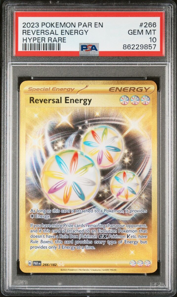 PSA 10 GEM MINT- POKEMON S&V PARADOX RIFT - REVERSAL ENERGY PSA 10 GEM MINT- POKEMON S&V PARADOX RIFT - REVERSAL ENERGY