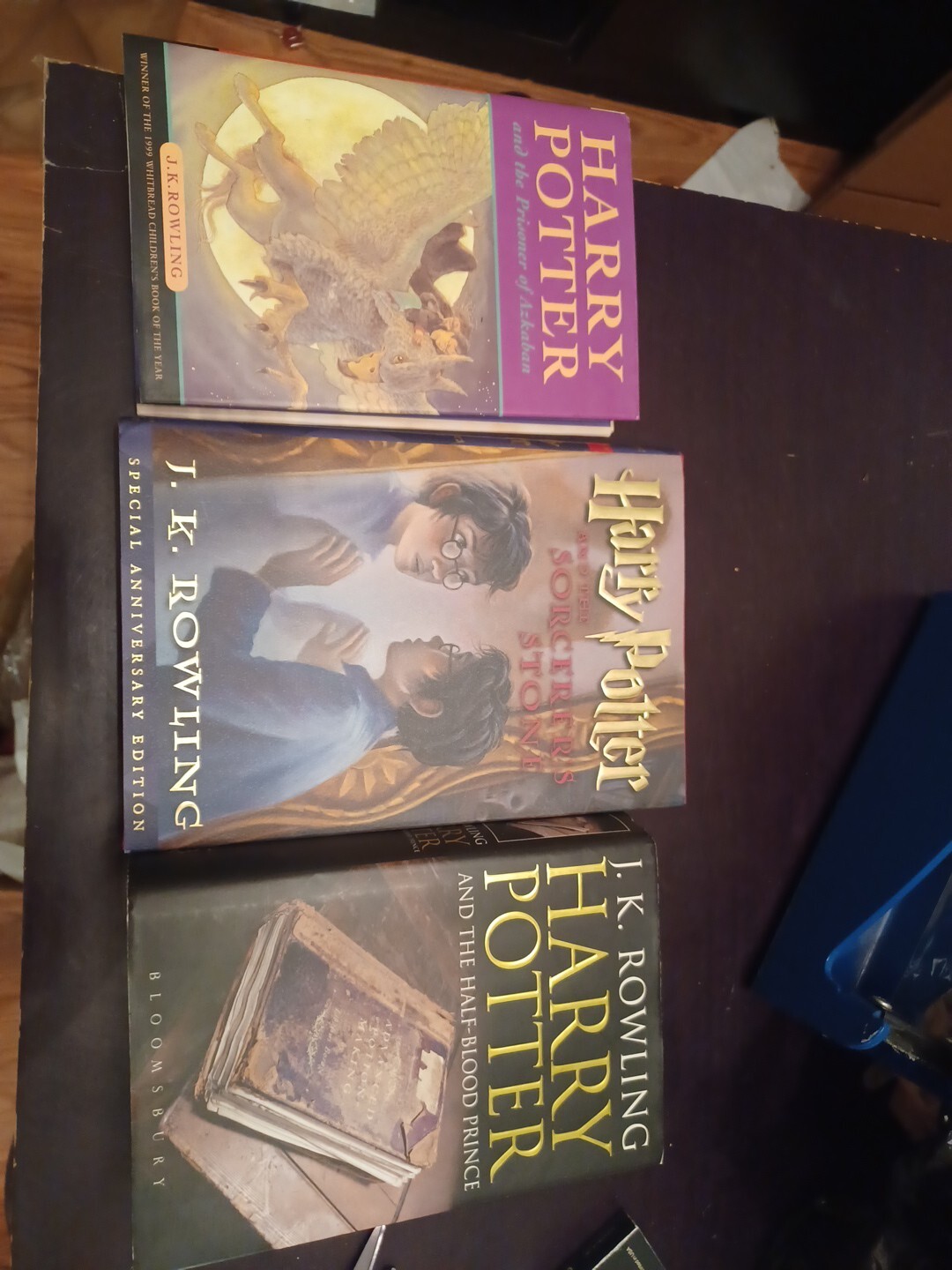 Harry Potter Hardback Set Including Sorcerers Stone and Half Blood Prince  