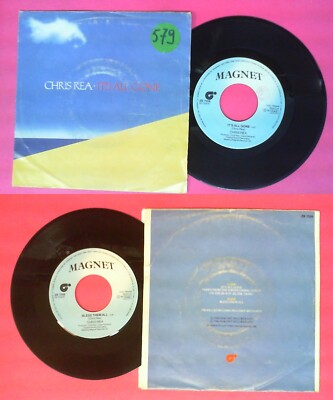 LP 45 7'' CHRIS REA It's all gone Bless them all 1986 italy MAGNET 7558  (QSR2)