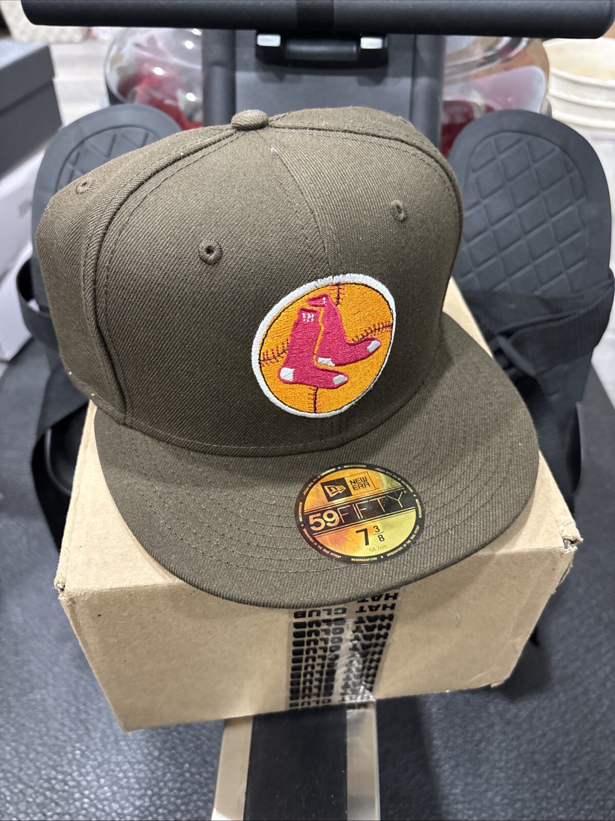 EX COFFEE 5950 RED SOX 61 LOGO BRN