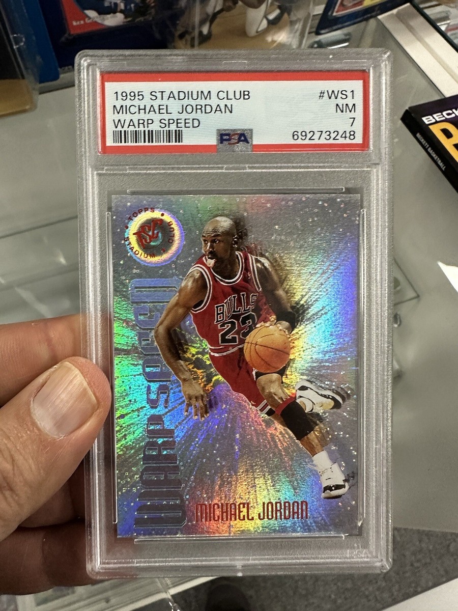 Michael jordan TOPPS パラレル レア ジョーダン 1995-96 Topps Stadium Club MICHAEL JORDAN Warp Speed #WS1