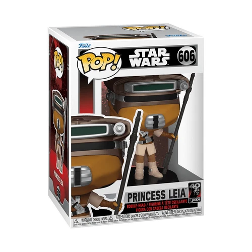 FUNKO POP! STAR WARS: Return of the Jedi 40th - Leia (Boushh) [New Toy] New!