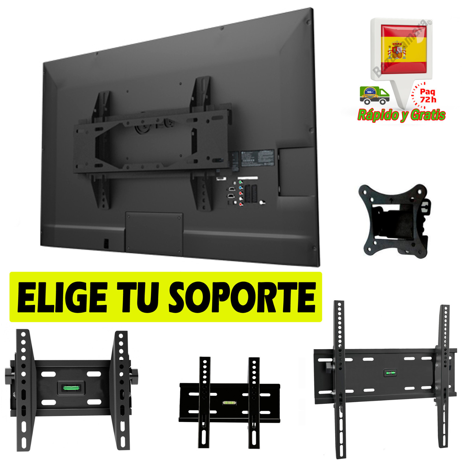 Soporte Pared LCD LED PLASMA 22 26 28 32 39 40 43 42 47 48 49 50 52 60 65 | eBay