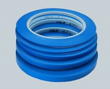 3M 471 Vinyl Tape Blue, Red and Yellow Masking Tape, Decoration Tape 33m Long