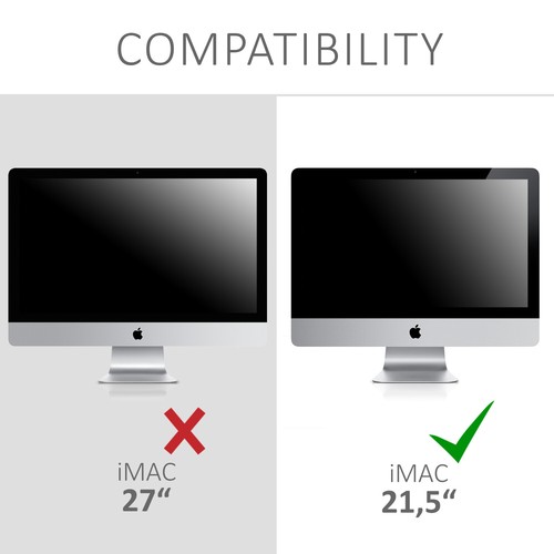 Housse protection écran pour ordinateur Apple iMac 21.5" - Zdjęcie 5 z 6