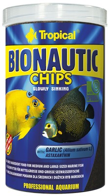 Tropical Bionatic Chips- Fischfutter Chips Meerestiere Krusten Wirbellose 1 l