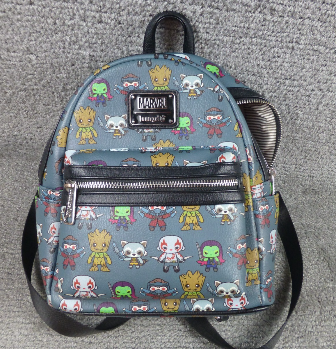 Loungefly Marvel Guardians of the Galaxy Mini Backpack Blue  display picture 2