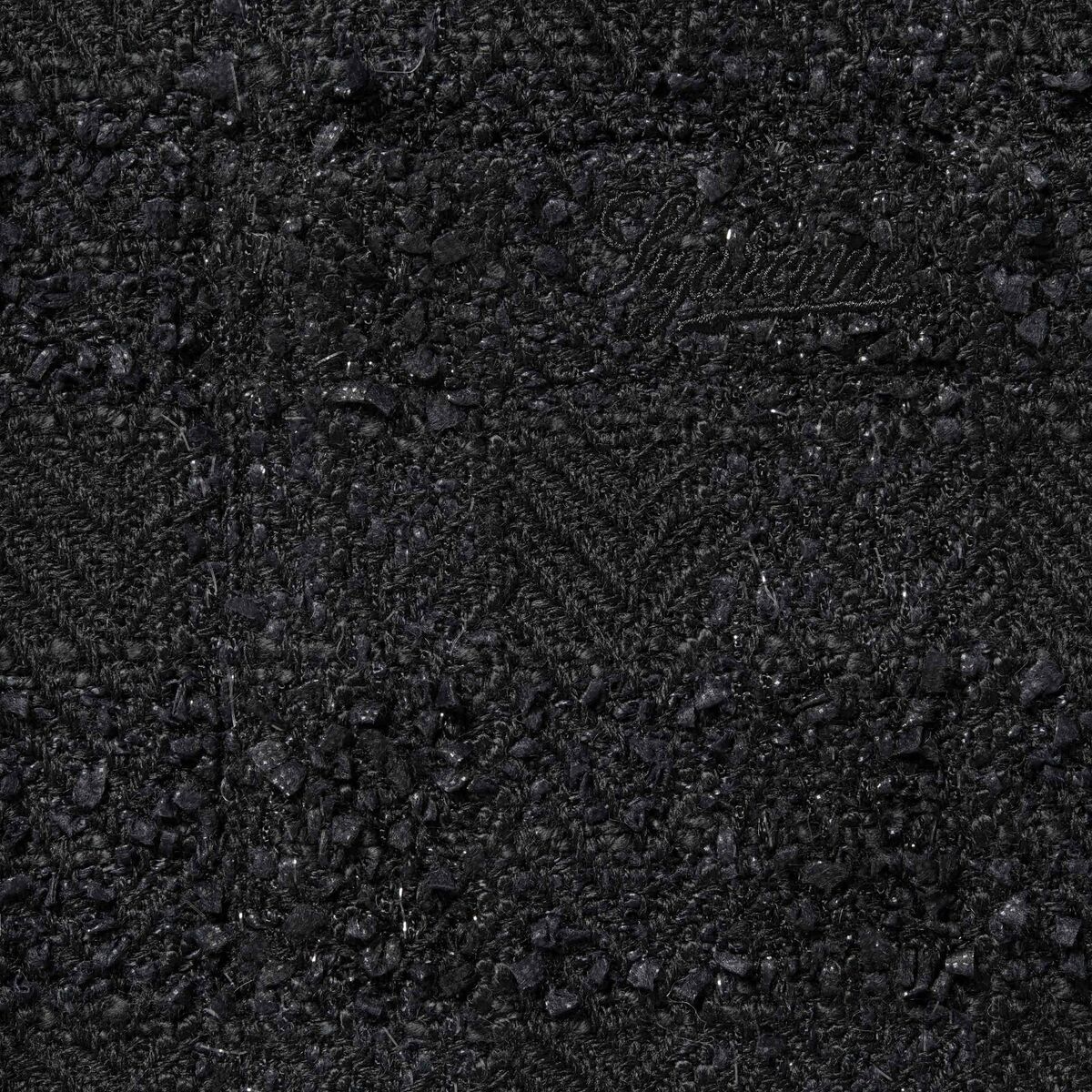 Supreme Boucle Zip Up Shirt - Black - Size Medium - FW24 New Supreme Boucle Zip Up Shirt - Black - Size Medium - FW24 New