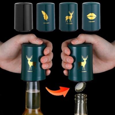 Magnetischer automatischer Bierflaschenöffner tragbar Kappe Deckel Werkzeug Gadget VATERTAG