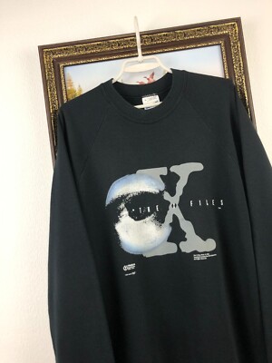 Vintage 90's 1996 The X Files Sweatshirt Scully Lot Dana Fox Wall