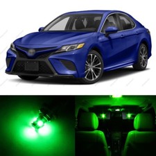 14 X Green Led Interior Lights Package For 2012 - 2024 Toyota Camry Pry Tool