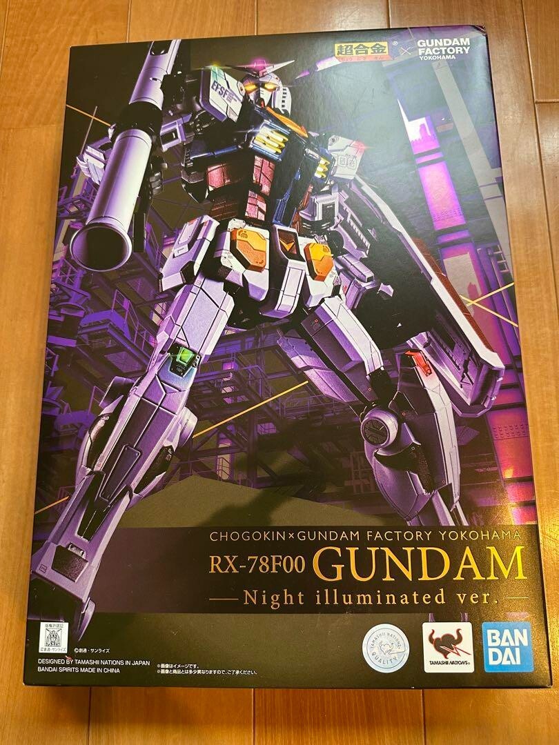 Chogokin x Gundam Factory Yokohama RX-78F00 Night illuminated