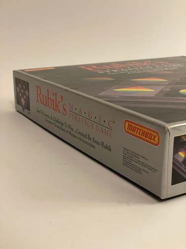 Rubiks Magic Strategy Game by Matchbox 1987 Vintage Complete Puzzle - Picture 9 of 10