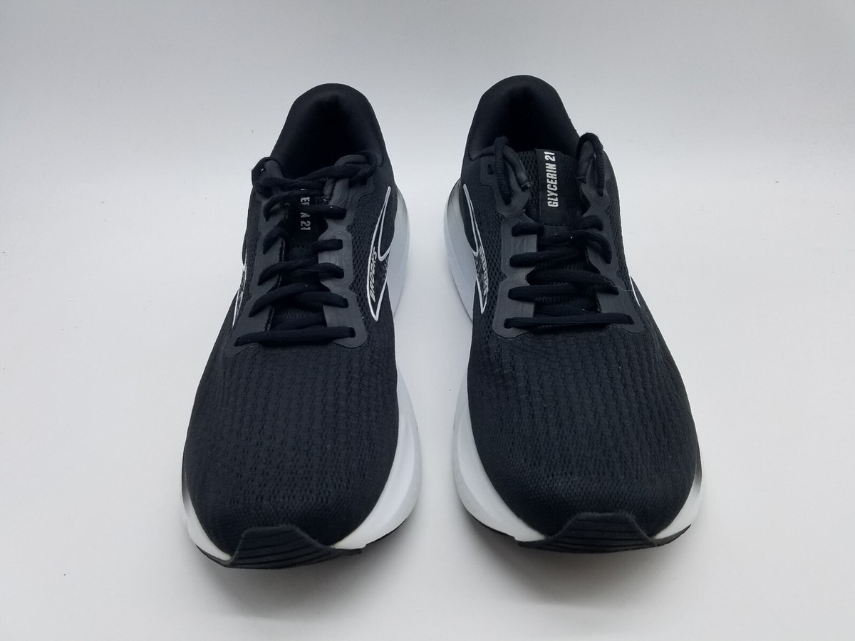 Brooks Glycerine 21 Men\'s Size 12 (D) Black Activewear Style Code 1104191D090 Brooks Glycerin GTS 21 [1104202E020] Men Running Shoes Black  main image 4