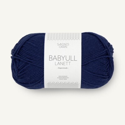 BABYULL LANETT von SANDNES GARN - MARINE (5575) - 50 g / ca. 175 m Wolle