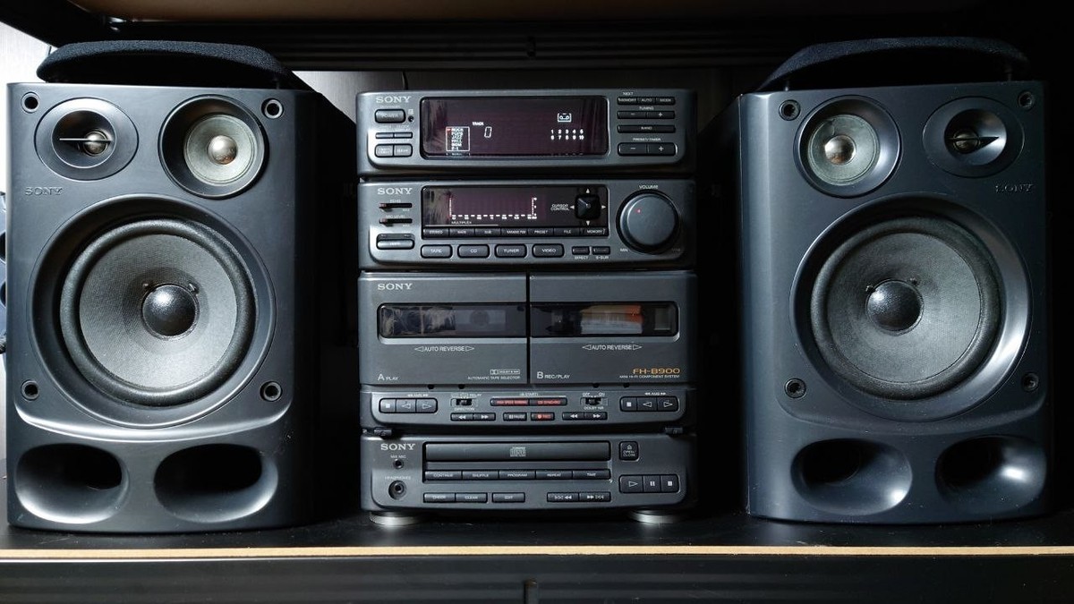 SONY Vintage Mini HI-FI Component System FH-B900. AC 110- 240 V | eBay