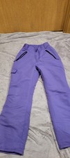 Vintage Roebuck  Co Purple Snow/Ski Pants Youth XL 14/16 Adjustable Waist