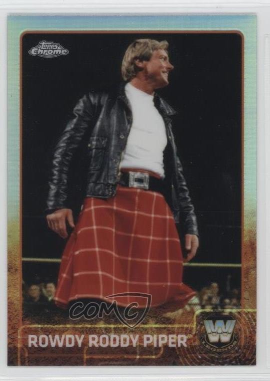 2015 Topps Chrome WWE Refractor Roddy Piper #88 0ad