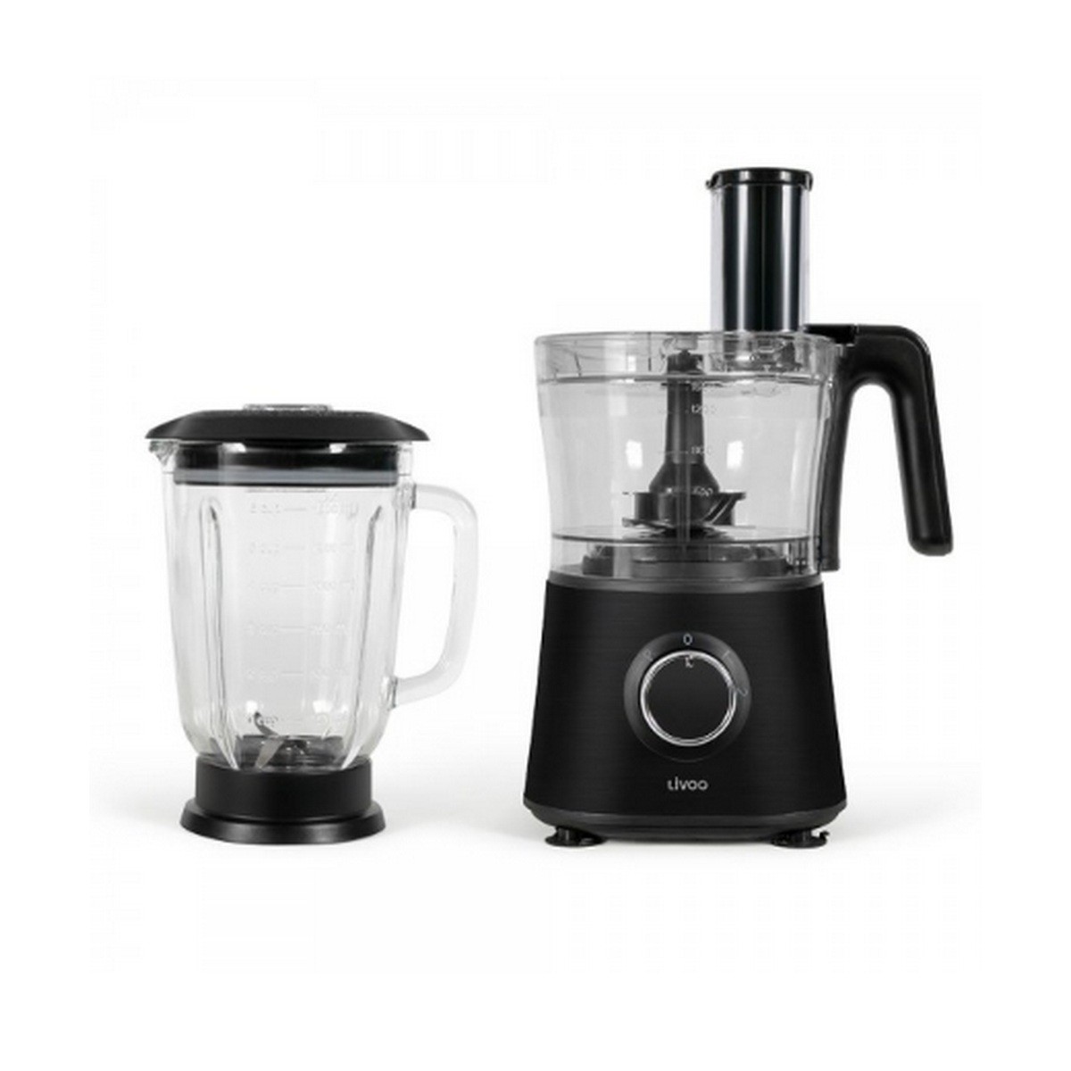 Robot multifonctions Livoo 1.5l 600w noir DOP250N hachoir mixeur râpe