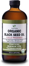 Black Seed Oil 16 oz. - 100 Pure Organic Cold Pressed Cumin Nigella Sativa New
